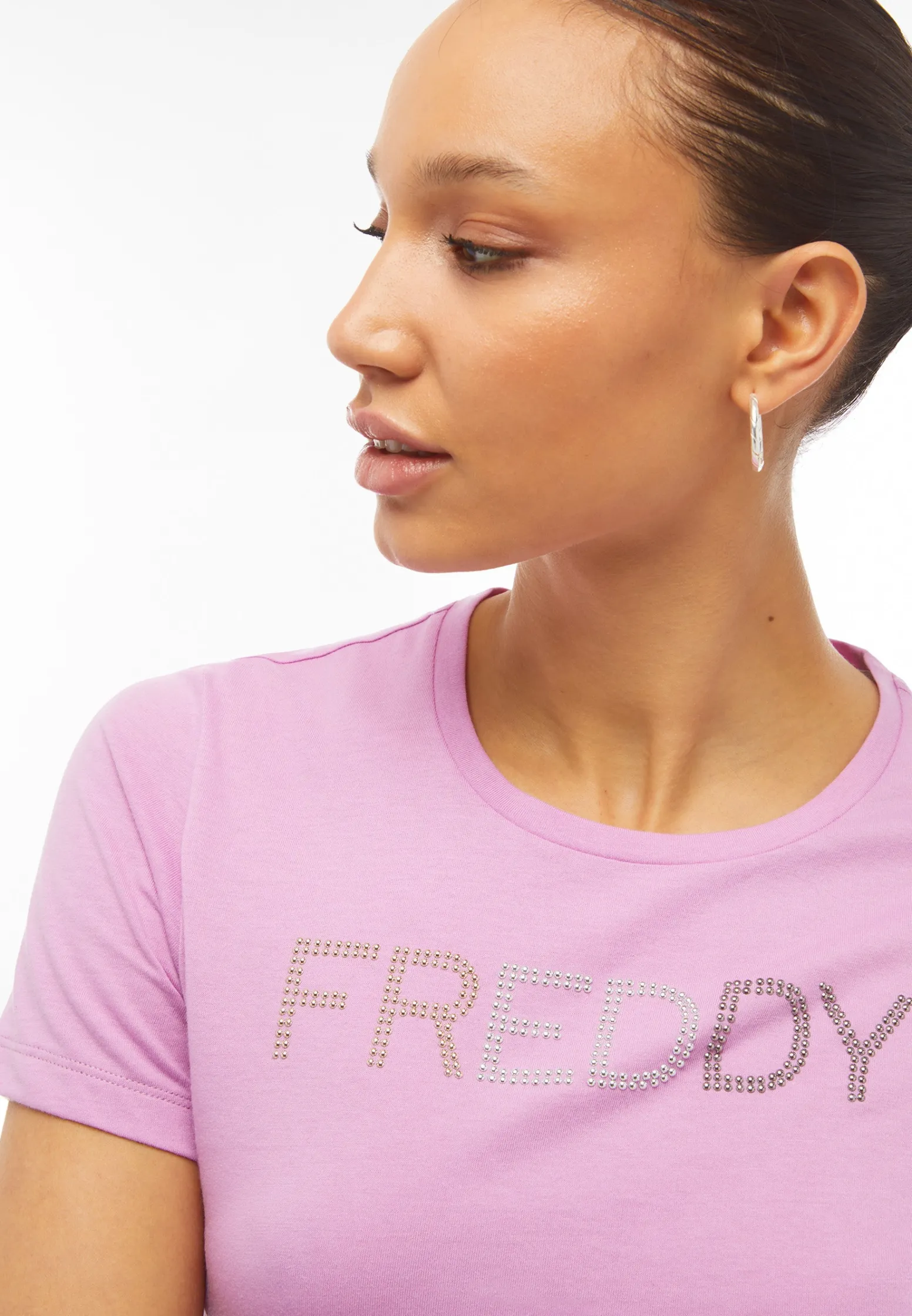 Freddy Abito in jersey con maxi logo composto da borchie metal-Donna Abiti
