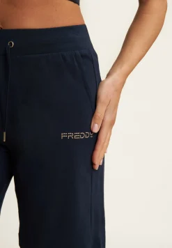 Freddy Bermuda in jersey con logo perline-Donna Padel|Pilates