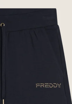 Freddy Bermuda in jersey con logo perline-Donna Padel|Pilates
