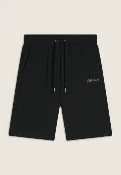 Freddy Bermuda in jersey con logo perline-Donna Padel|Pilates