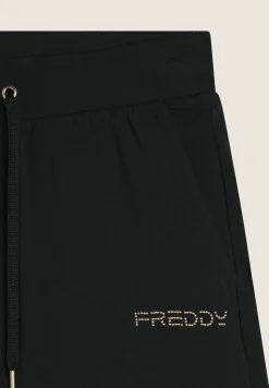 Freddy Bermuda in jersey con logo perline-Donna Padel|Pilates