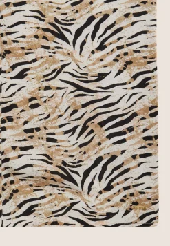 Freddy Blusa animalier in viscosa con scollo a V-Donna Top E Canotte