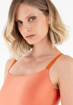 Freddy Body in jersey con scollo dritto e spalline elasticizzate-Donna Body