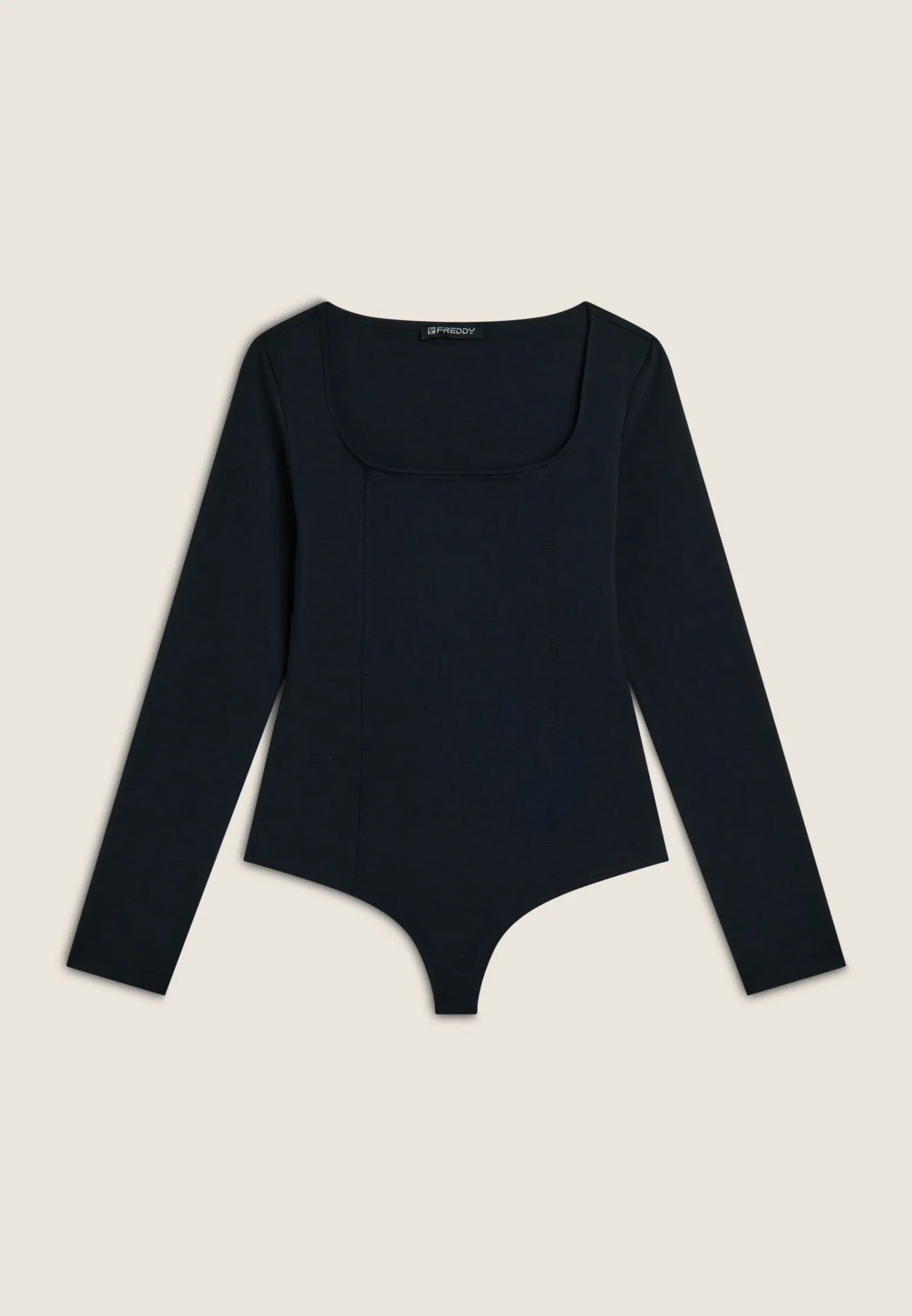Freddy Body scollo quadrato in jersey di cotone organico-Donna Body