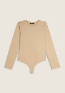 Freddy Body scollo quadrato in jersey decorato da strass-Donna Body