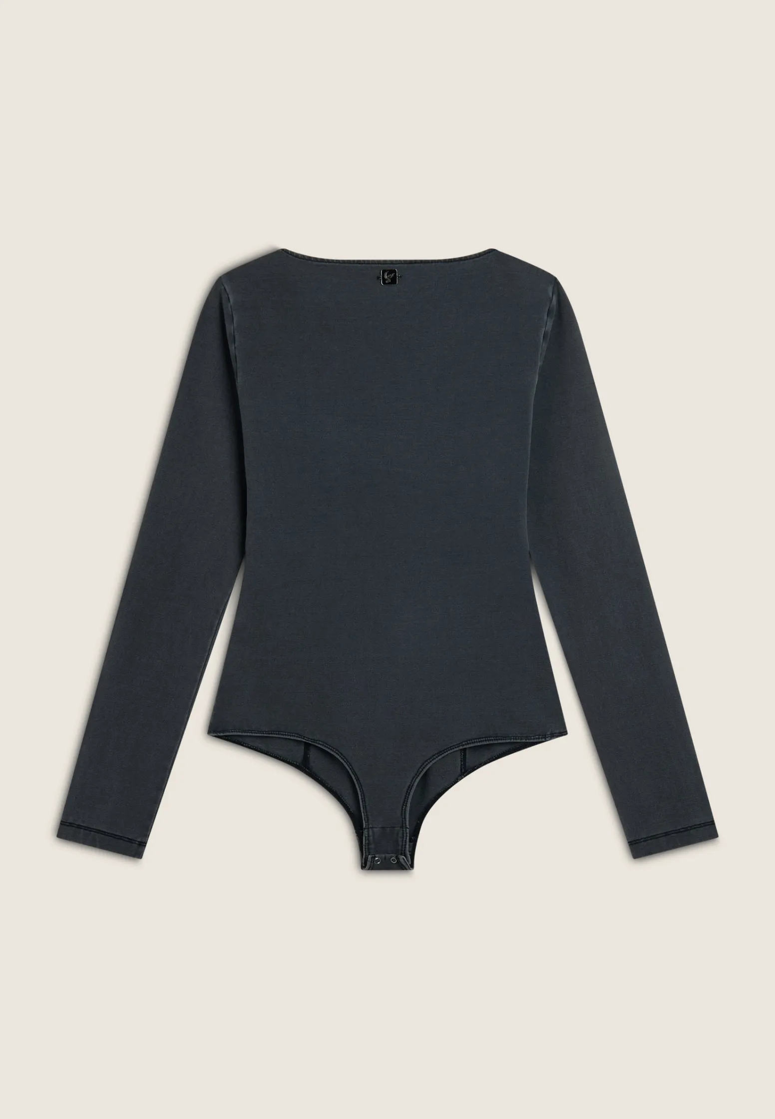 Freddy Body scollo quadrato in jersey effetto denim-Donna Body