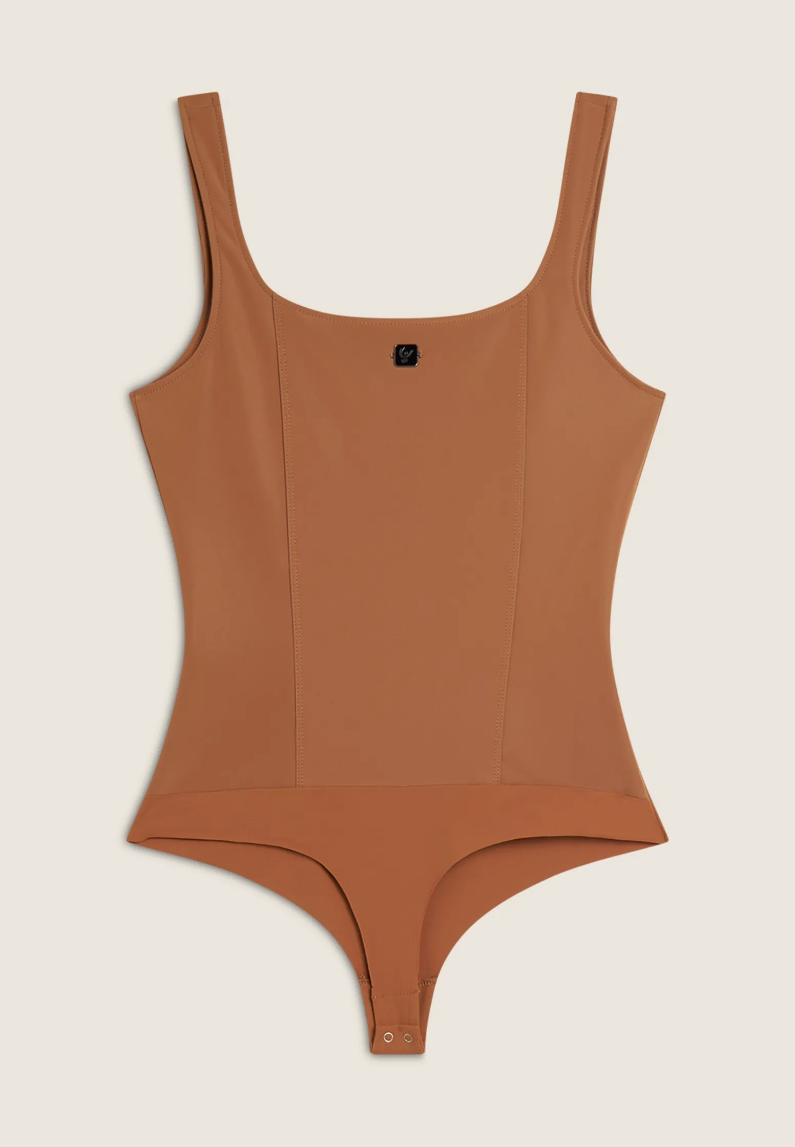 Freddy Body scollo quadrato in similpelle lucida-Donna Body