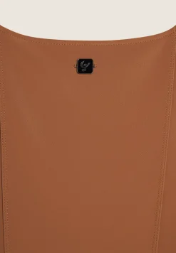 Freddy Body scollo quadrato in similpelle lucida-Donna Body