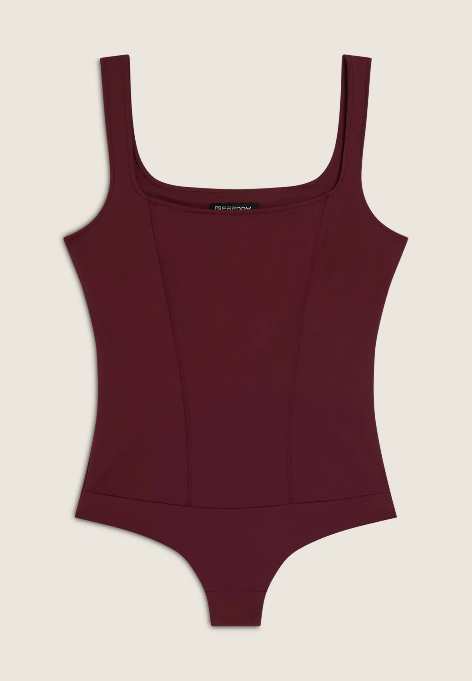Freddy Body scollo quadrato in tessuto brevettato traspirante-Donna Body