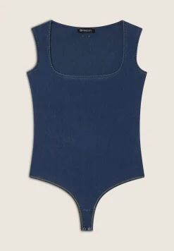 Freddy Body senza maniche in jersey TENCEL™ effetto denim-Donna Body