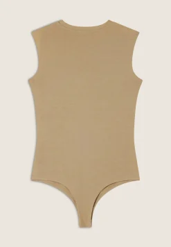 Freddy Body senza maniche in jersey stretch con logo strass-Donna Body