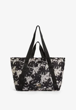 Freddy Borsa shopper fantasia foliage bicolore con manici logati-Donna Borse E Zaini