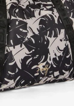 Freddy Borsa shopper fantasia foliage bicolore con manici logati-Donna Borse E Zaini
