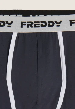 Freddy Boxer Uomo Aderenti con Elastico Jacquard e Logo-Uomo Underwear