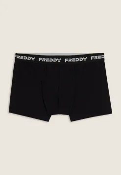 Freddy Boxer Uomo Aderenti con Elastico Jacquard e Logo-Uomo Underwear