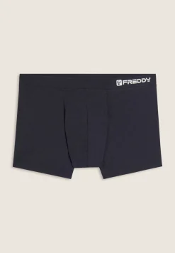 Freddy Boxer Uomo Aderenti con Gamba Corta e Logo-Uomo Underwear