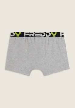 Freddy Boxer Uomo con Elastico Jacquard e Maxi Logo-Uomo Underwear