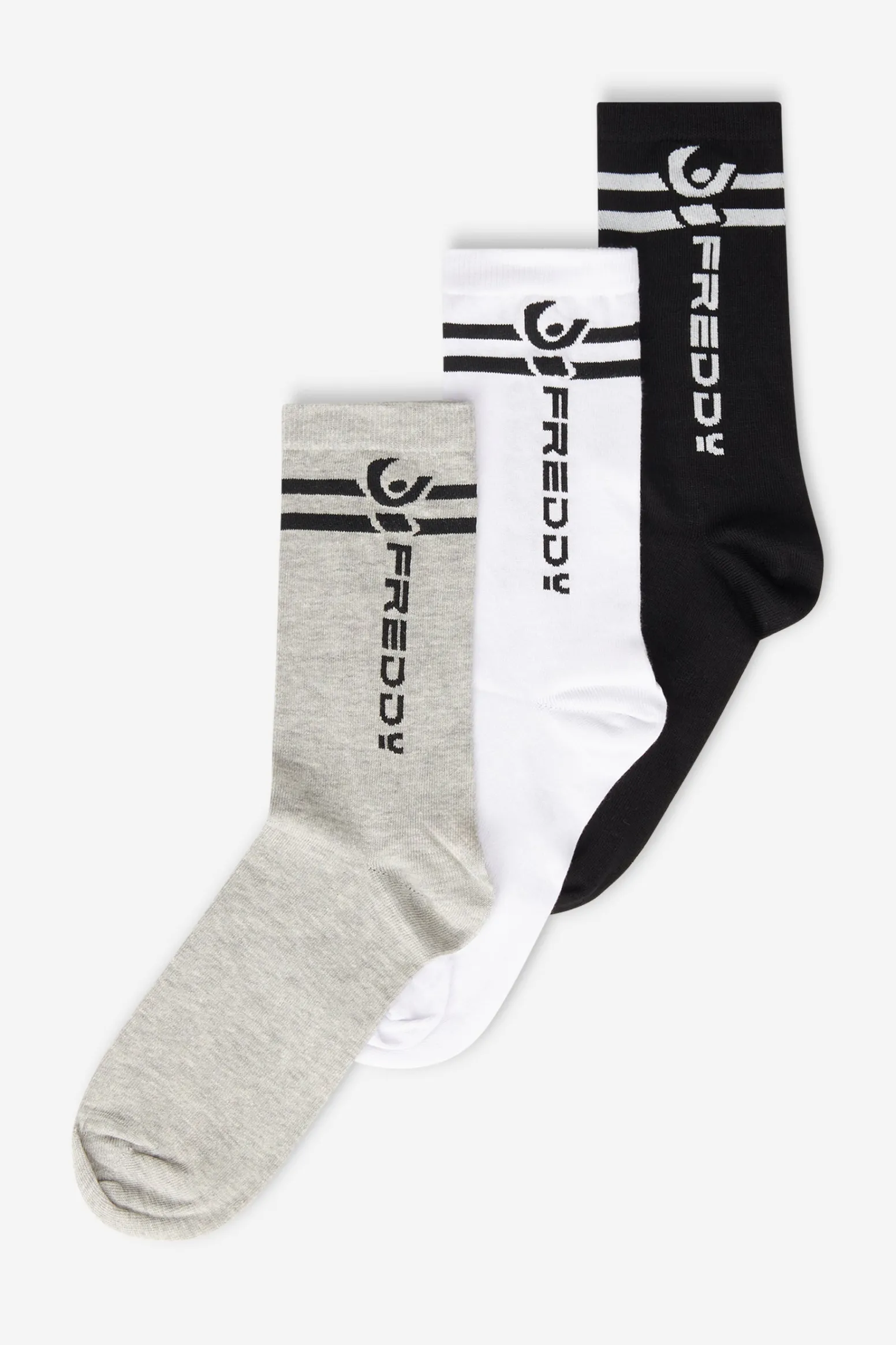 Freddy Calzini taglio medio con logo - Pack da 3 paia-Donna Accessori Sportivi|Accessori Sportivi