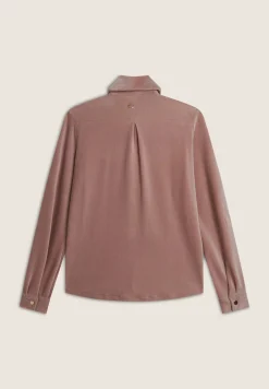 Freddy Camicia comfort fit in velluto mille righe-Donna Felpe