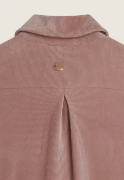 Freddy Camicia comfort fit in velluto mille righe-Donna Felpe