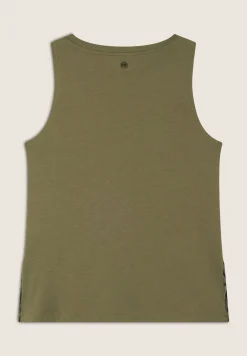 Freddy Canotta con fondo svasato e grafica con borchie-Donna Top E Canotte