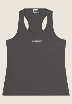 Freddy Canotta Donna in Jersey Elasticizzato-Donna Top E Canotte