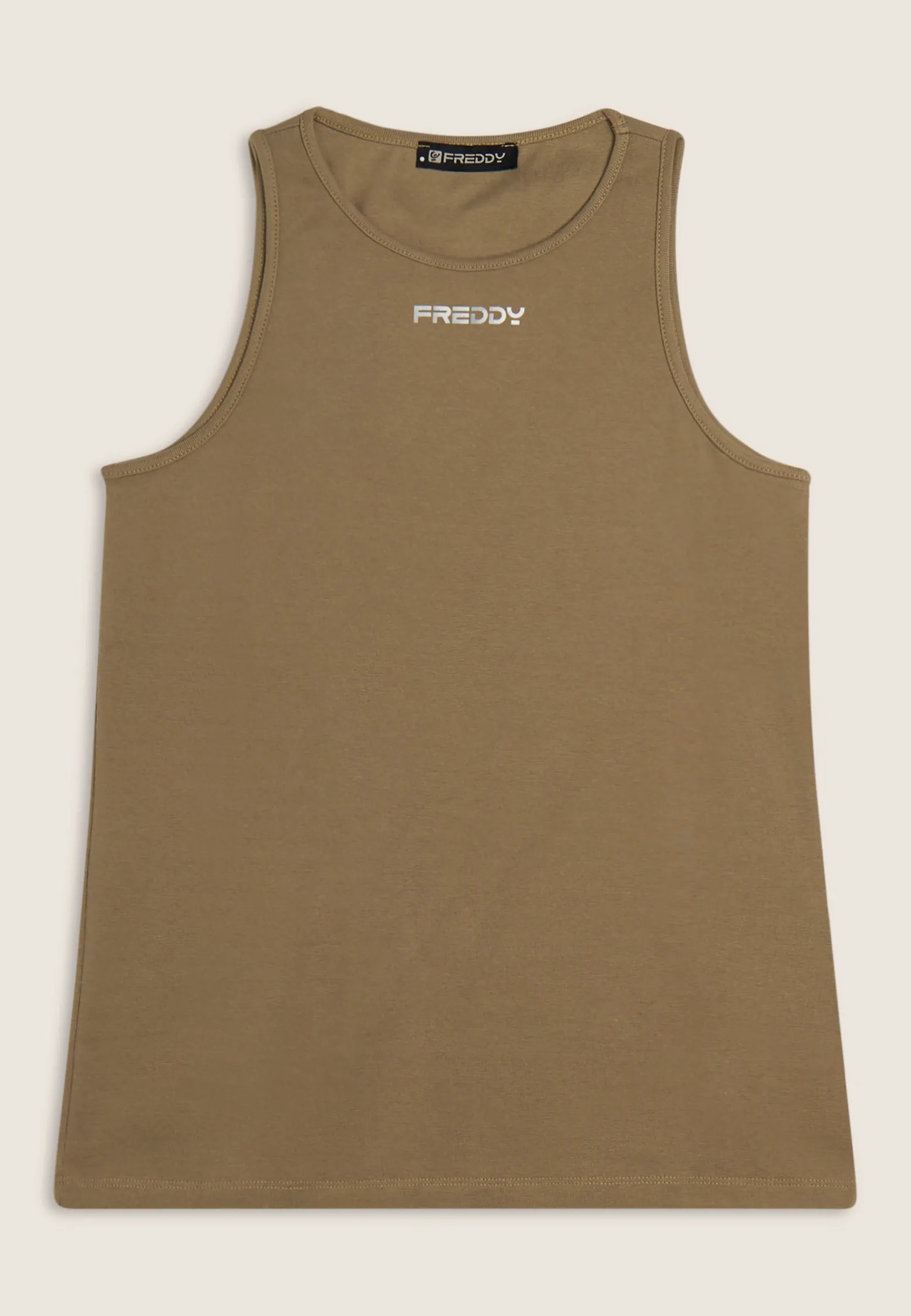 Freddy Canotta donna regular fit in cotone elasticizzato-Donna Top E Canotte