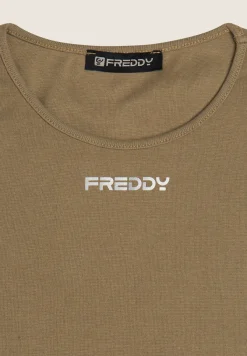 Freddy Canotta donna regular fit in cotone elasticizzato-Donna Top E Canotte