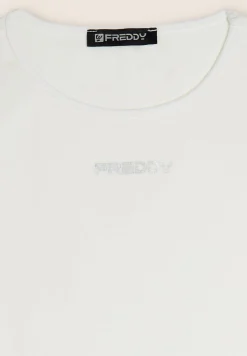 Freddy Canotta donna regular fit in cotone elasticizzato-Donna Top E Canotte
