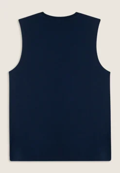 Freddy Canotta in Cotone con Stampa frontale in tono colore-Uomo Canotte