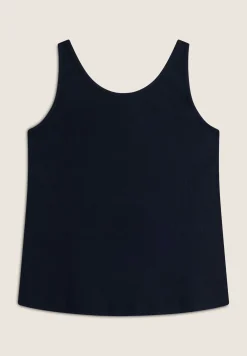Freddy Canotta in cotone elasticizzato con ampio scollo posteriore-Donna Top E Canotte