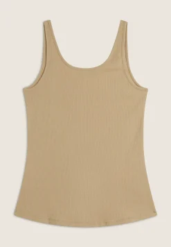 Freddy Canotta in cotone elasticizzato con ampio scollo posteriore-Donna Top E Canotte