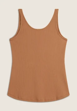 Freddy Canotta in cotone elasticizzato con ampio scollo posteriore-Donna Top E Canotte