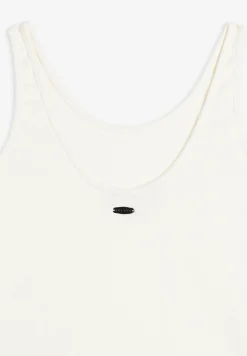 Freddy Canotta in cotone elasticizzato con ampio scollo posteriore-Donna Top E Canotte