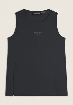 Freddy Canotta Regular Fit con Apertura Laterale-Donna Top E Canotte