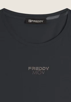 Freddy Canotta Regular Fit con Apertura Laterale-Donna Top E Canotte
