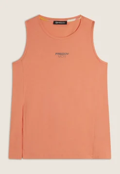 Freddy Canotta Regular Fit con Apertura Laterale-Donna Top E Canotte