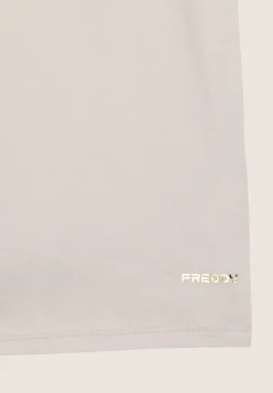 Freddy Canotta regular fit in jersey con inserto paillettes-Donna Top E Canotte