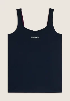 Freddy Canotta sportiva con reggiseno integrato-Donna Padel|Fitness