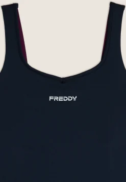 Freddy Canotta sportiva con reggiseno integrato-Donna Padel|Fitness