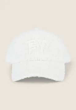 Freddy Cappellino sherpa con maxi ricamo FY tono su tono-Donna Accessori Sportivi
