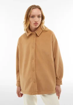 Freddy Cappotto a camicia in viscosa invernale dal fit oversize-Donna Giacche