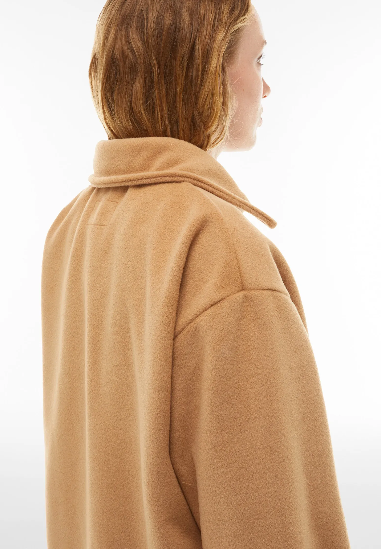 Freddy Cappotto a camicia in viscosa invernale dal fit oversize-Donna Giacche