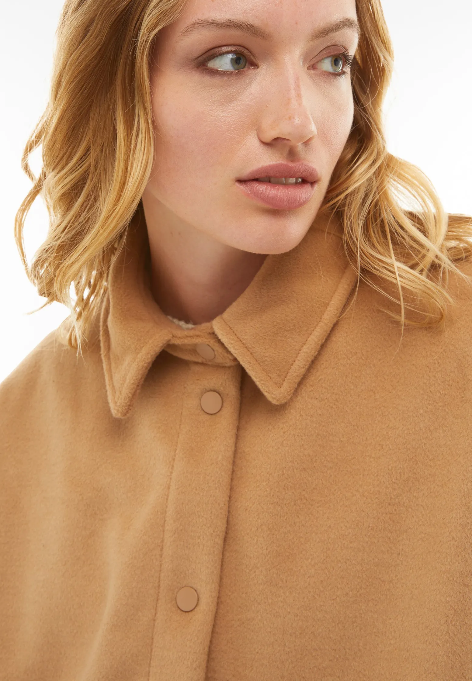 Freddy Cappotto a camicia in viscosa invernale dal fit oversize-Donna Giacche