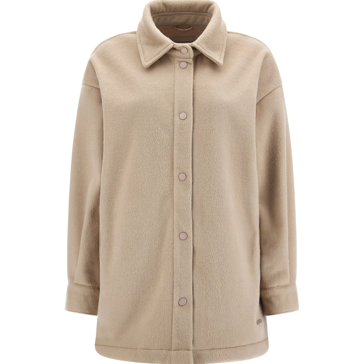 Freddy Cappotto a camicia in viscosa invernale dal fit oversize-Donna Giacche