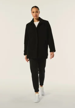 Freddy Cappotto in tessuto sherpa con chiusura a bottoni nascosta-Donna Giacche