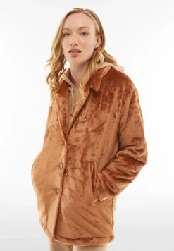 Freddy Cappotto teddy coat oversize in pelliccia teddy-Donna Giacche