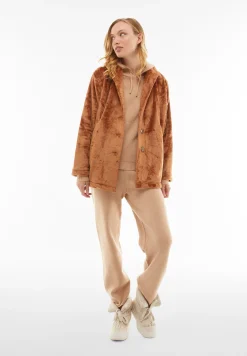Freddy Cappotto teddy coat oversize in pelliccia teddy-Donna Giacche