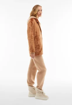 Freddy Cappotto teddy coat oversize in pelliccia teddy-Donna Giacche