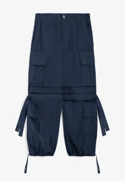 Freddy Cargo pants da bambina in popeline di cotone- Pantaloni Sportivi